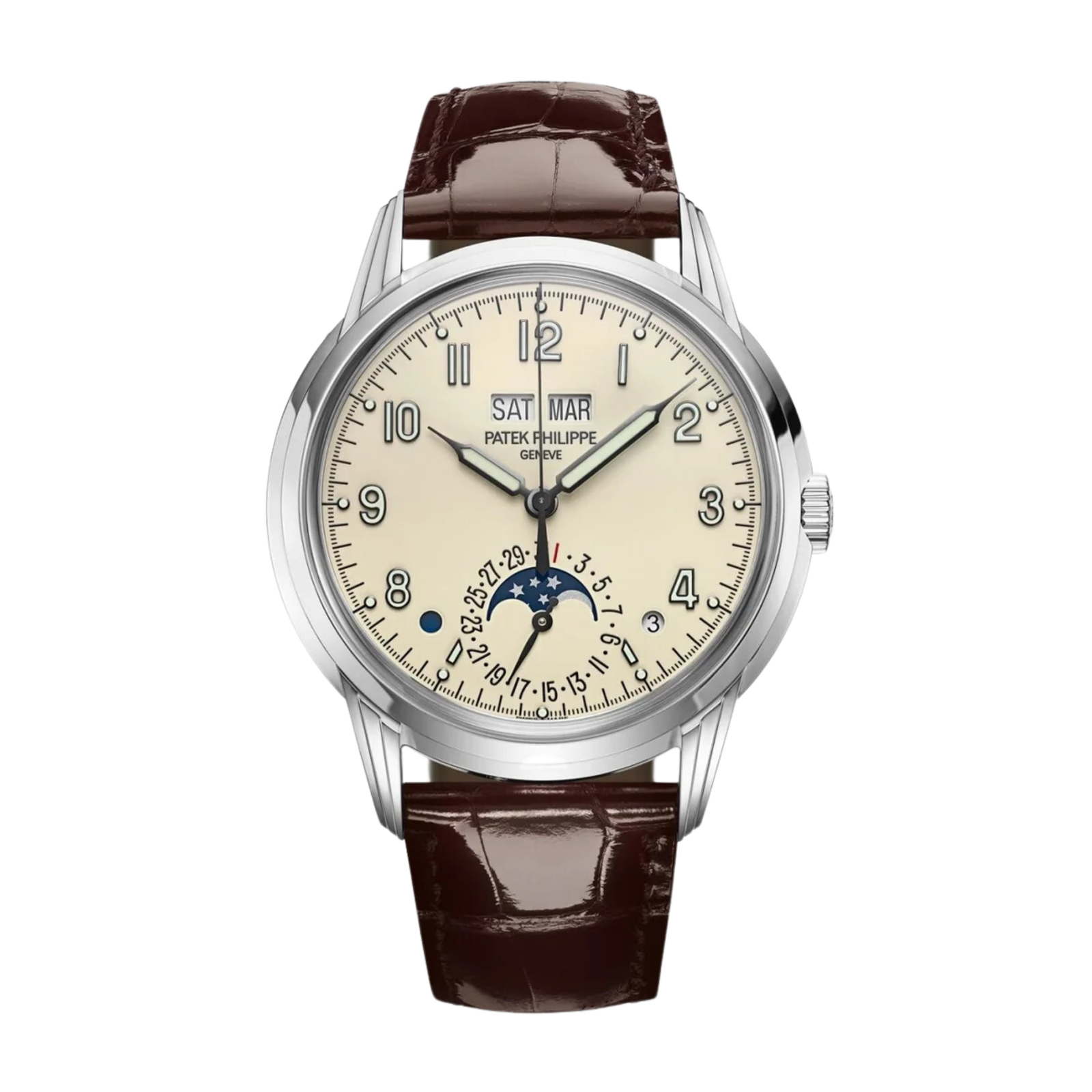7373a60497f2e2ac53f30dc6ad1184e2.png Perpetual Calendar White Gold White Dial 40mm - Image 1