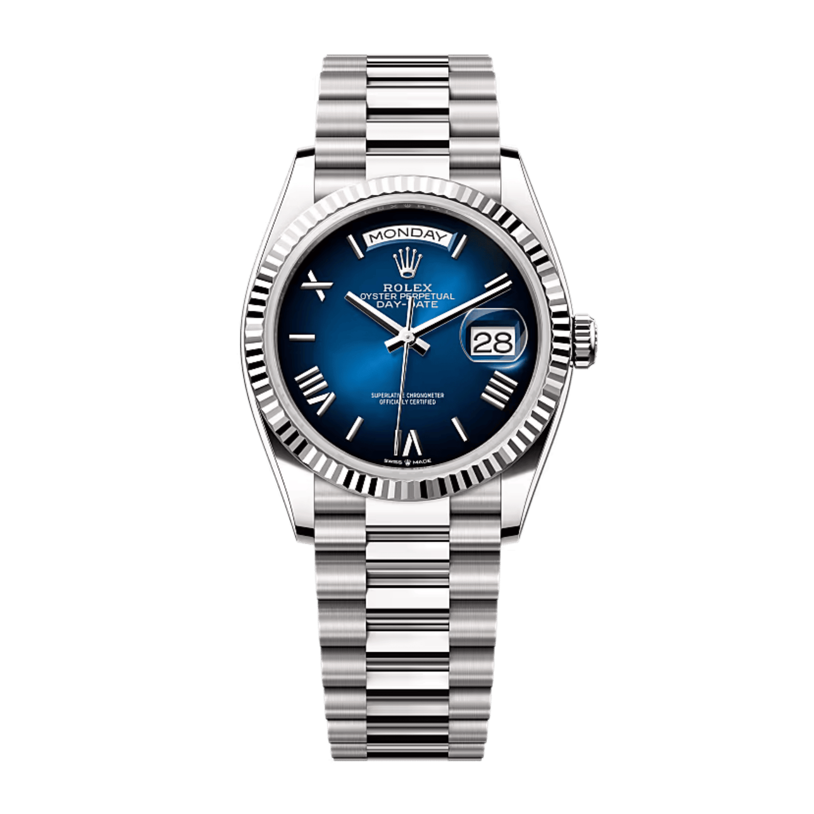 768056662179831df0d2c8961666965a.png Day-Date White Gold Blue Ombré Dial 36mm - Image 1
