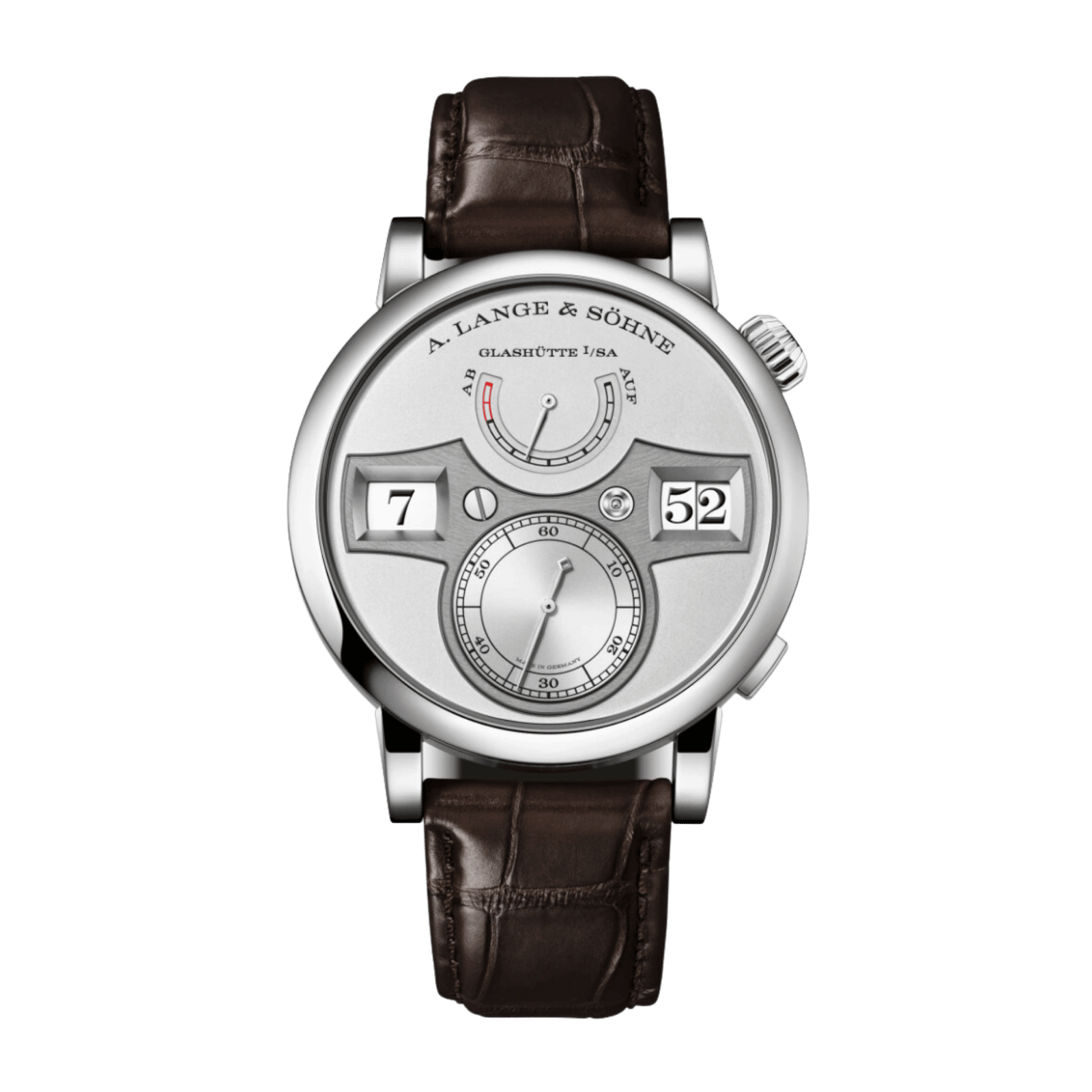 76ce1d7de28ebcda9a153a35ce981ab2.png Zeitwerk Platinum Silver Dial 42mm - Image 1