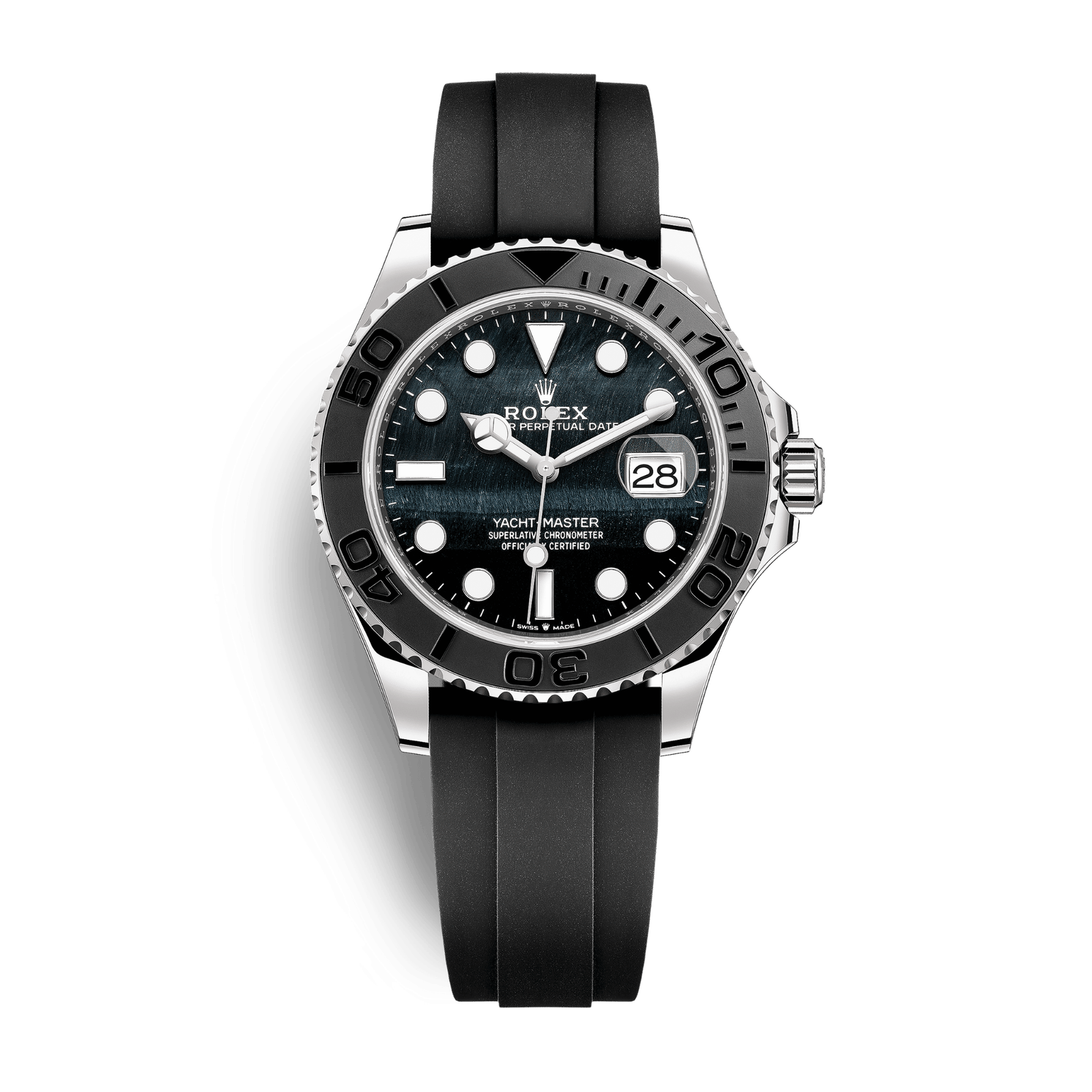 78a09e5bcdd5255eae2d2fe4868c86c1.png Yacht-Master Falcon's Eye White Gold Oysterflex Blue Dial 42mm - Image 1
