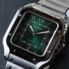Santos De Cartier Steel Green Dial 39mm - Image 3