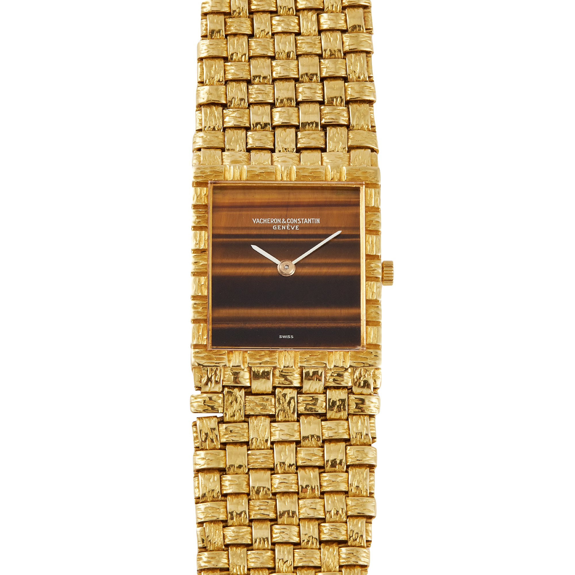 7a43a6c54b4f98dd39e0863ac118bd0f.webp Vintage Tigers Eye Yellow Gold Brown Dial 22mm - Image 1