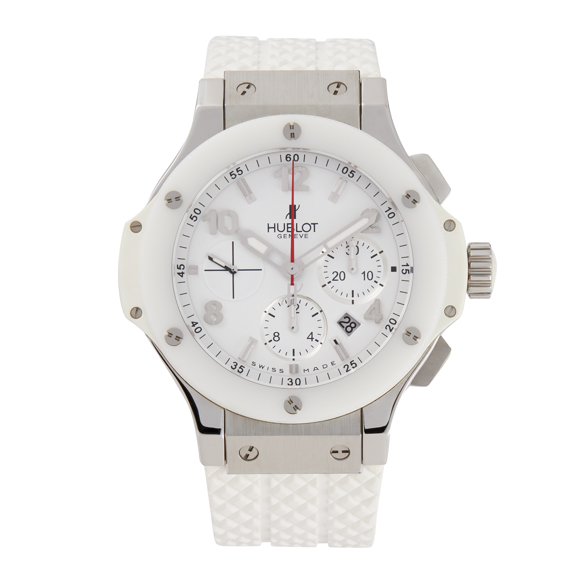 7a8e4665940fc14a7830491ce6aef58b.webp Big Bang Chronograph "St. Moritz" Steel White Dial 44mm - Image 1