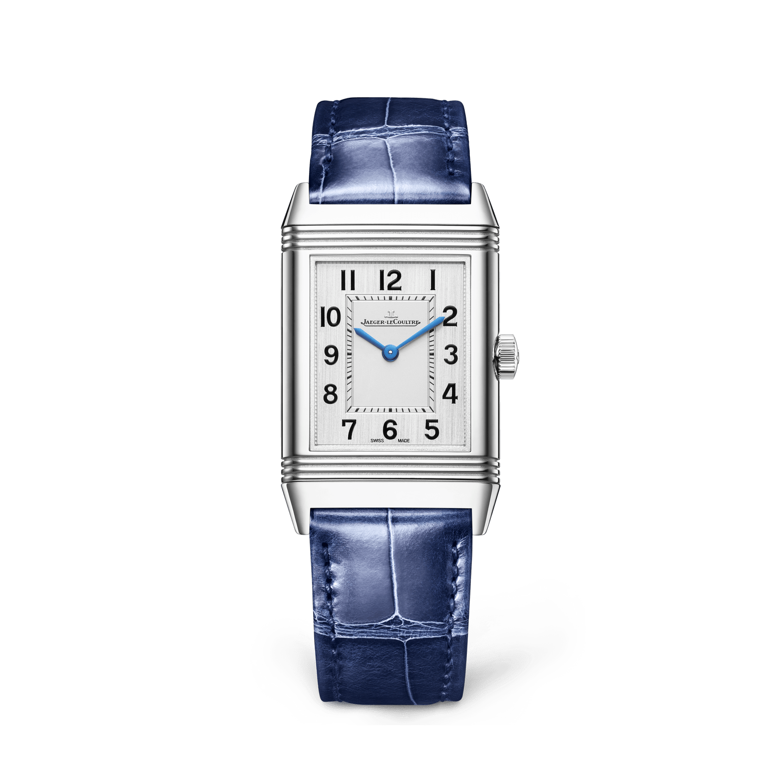 7ad8ec424f3ca7e0b665bf75f99e5835.png Reverso Classic Medium Thin Quartz Steel Silver Dial 24mm - Image 1