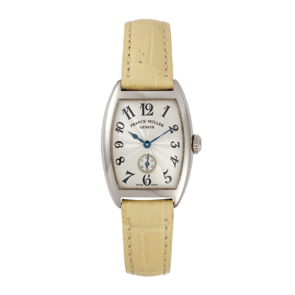 7ae7c3b06155cc3c12c4ebc79810ff8d.webp Cintree Curvex Cintrée Curvex White Gold Silver Dial 25mm - Image 1