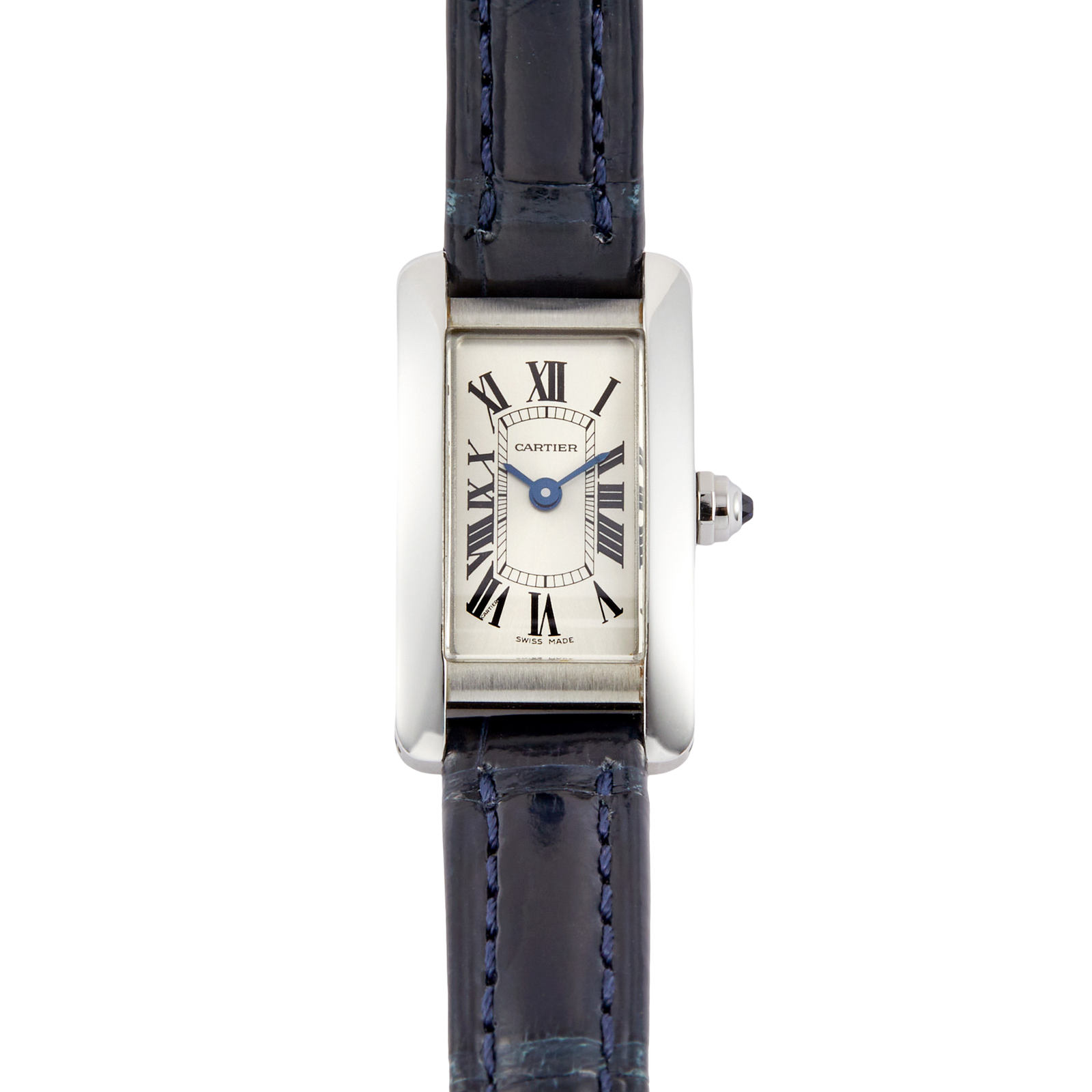 7bae8d637ec308aa65ab03060157d074.png Tank Americaine Steel Silver Dial 15mm - Image 1