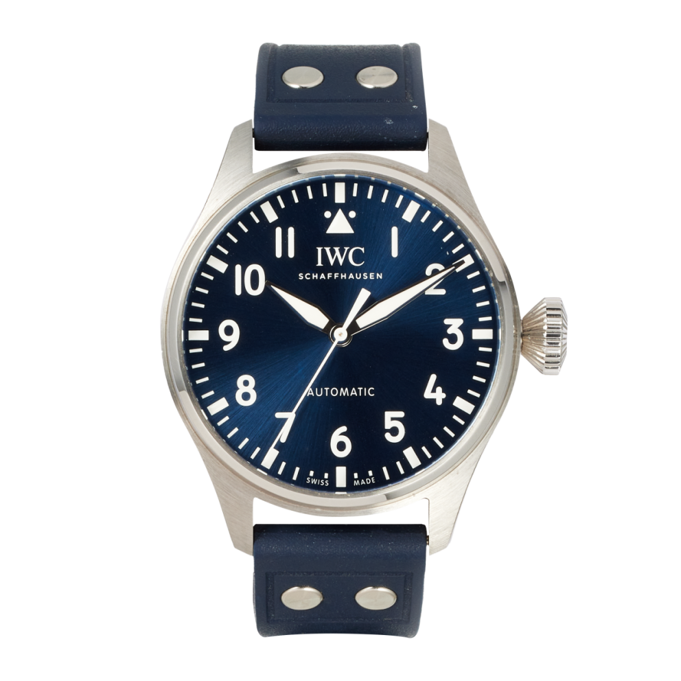 7c4e412300d6c3cfafc8d844f8aa12d4.webp Big Pilot's Watch Steel Blue Dial 43mm - Image 1