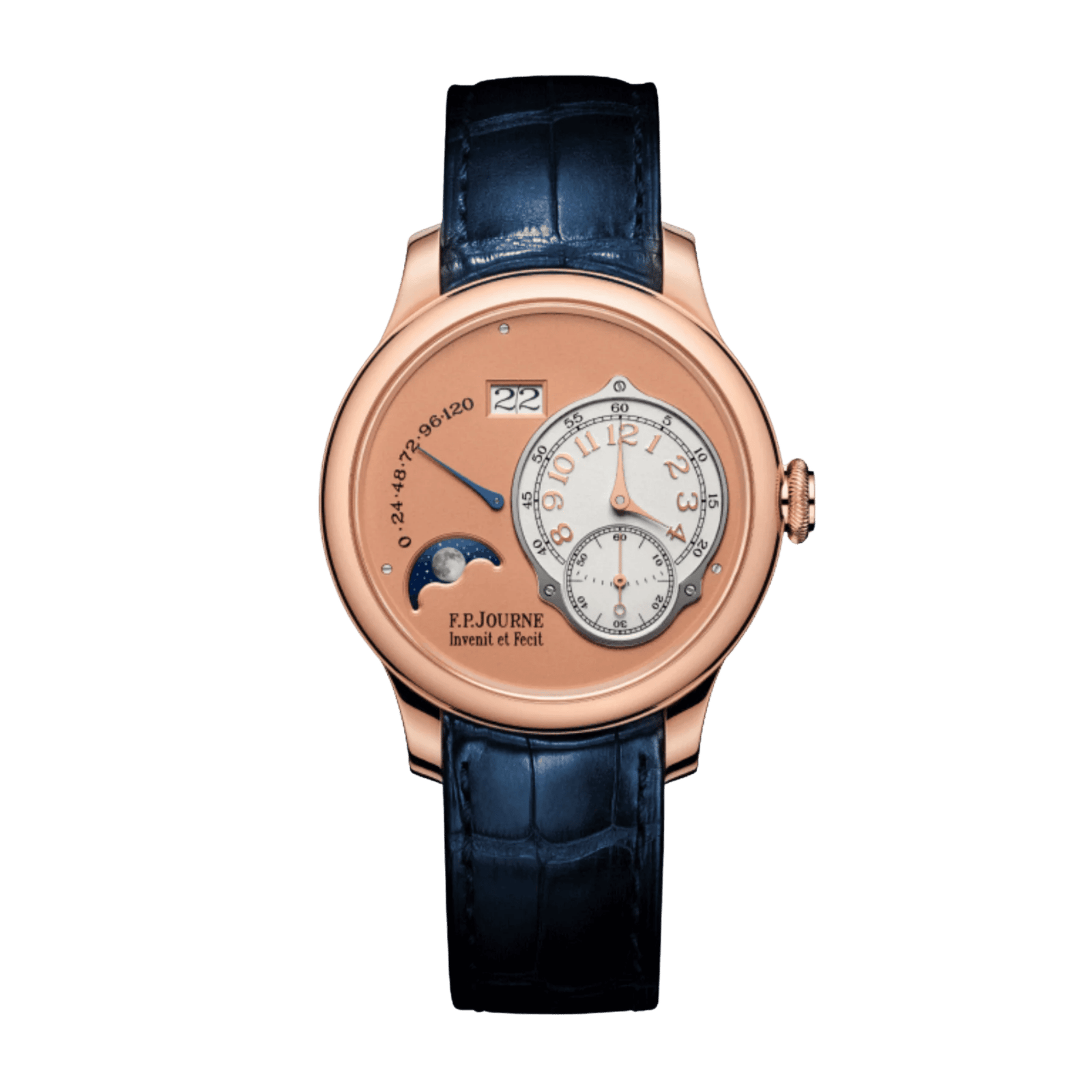 7c5dcfa2482240336f6ae86c3e779741.png Octa Lune Rose Gold Salmon Dial 40mm - Image 1
