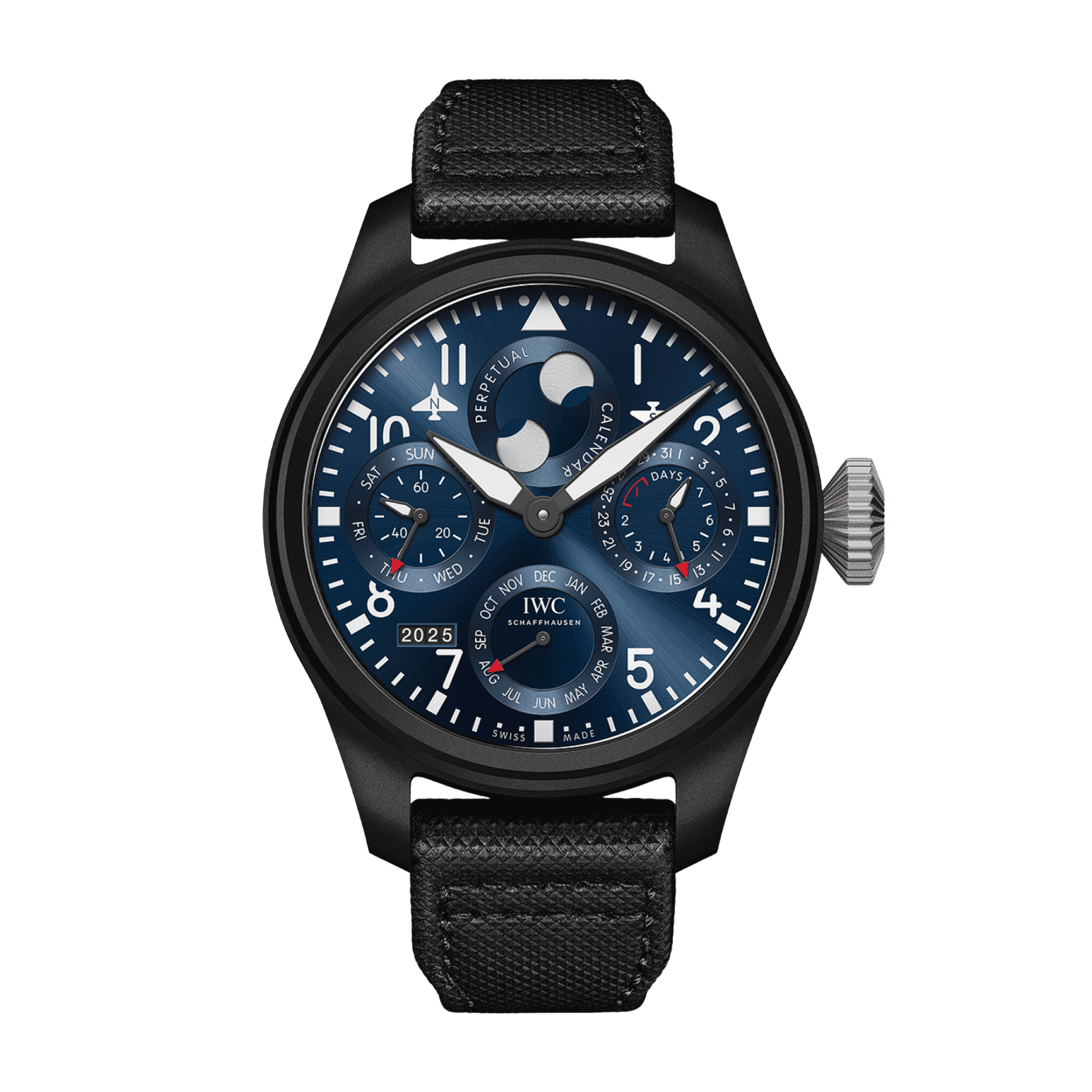 80056527cfbf3f488000afd95ce2d998.png Big Pilot's Watch Perpetual Calendar "Rodeo Drive" Ceramic Blue Dial 46mm - Image 1