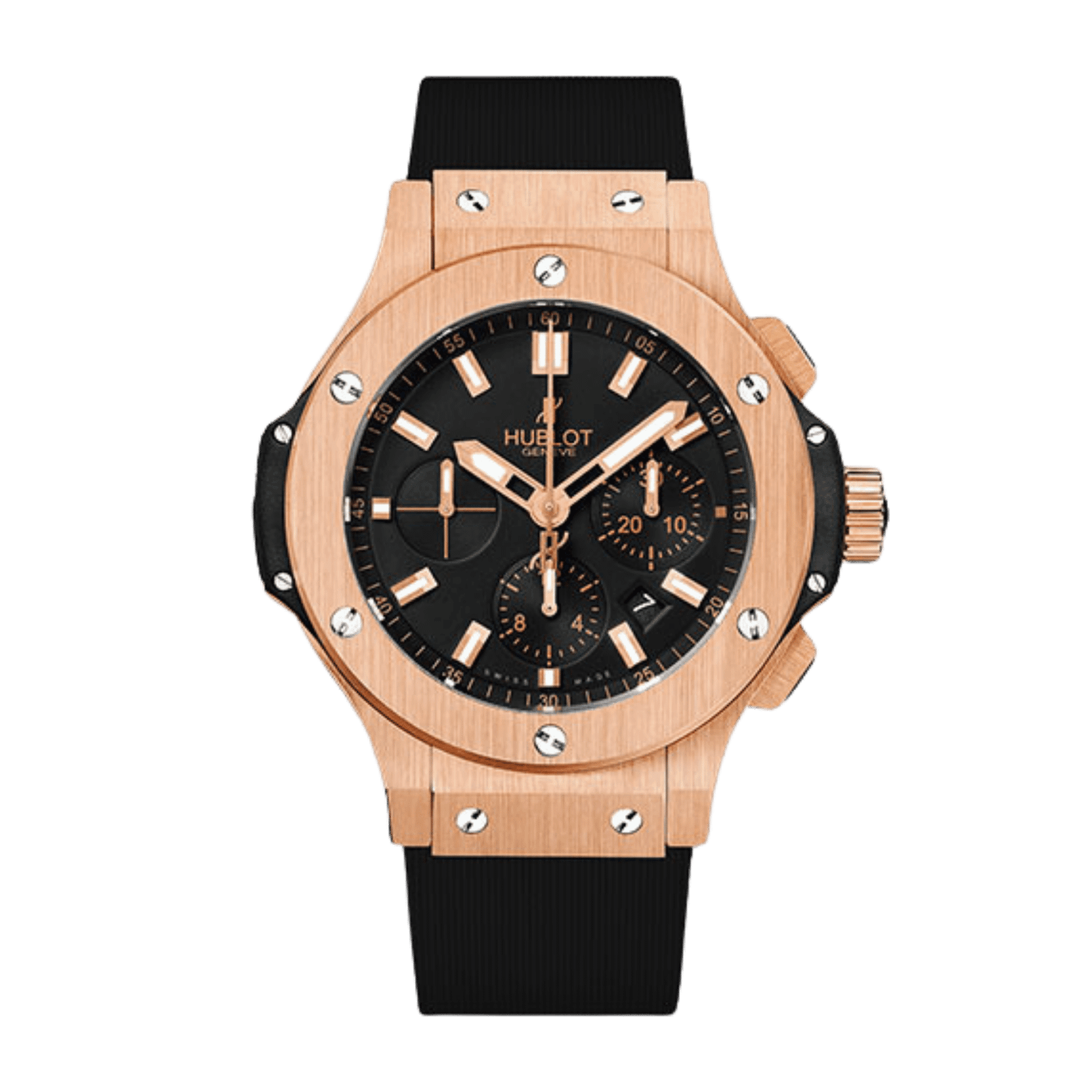 810b58785ac849d6c9c72e69dee60b94.png Big Bang Rose Gold Black Dial 44mm - Image 1