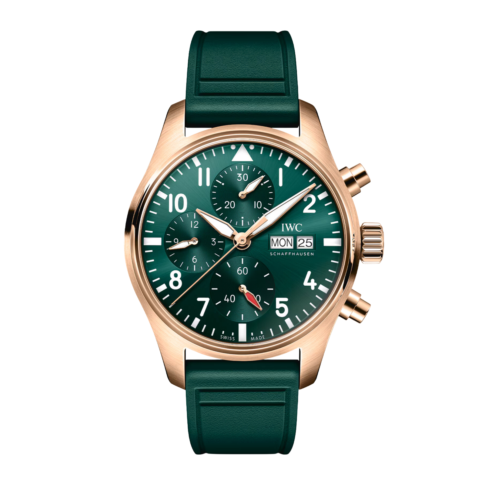 82b7583c84d7b4855e771ad84000e71f.png Pilot's Watch Chronograph Rose Gold Green Dial 41mm - Image 1