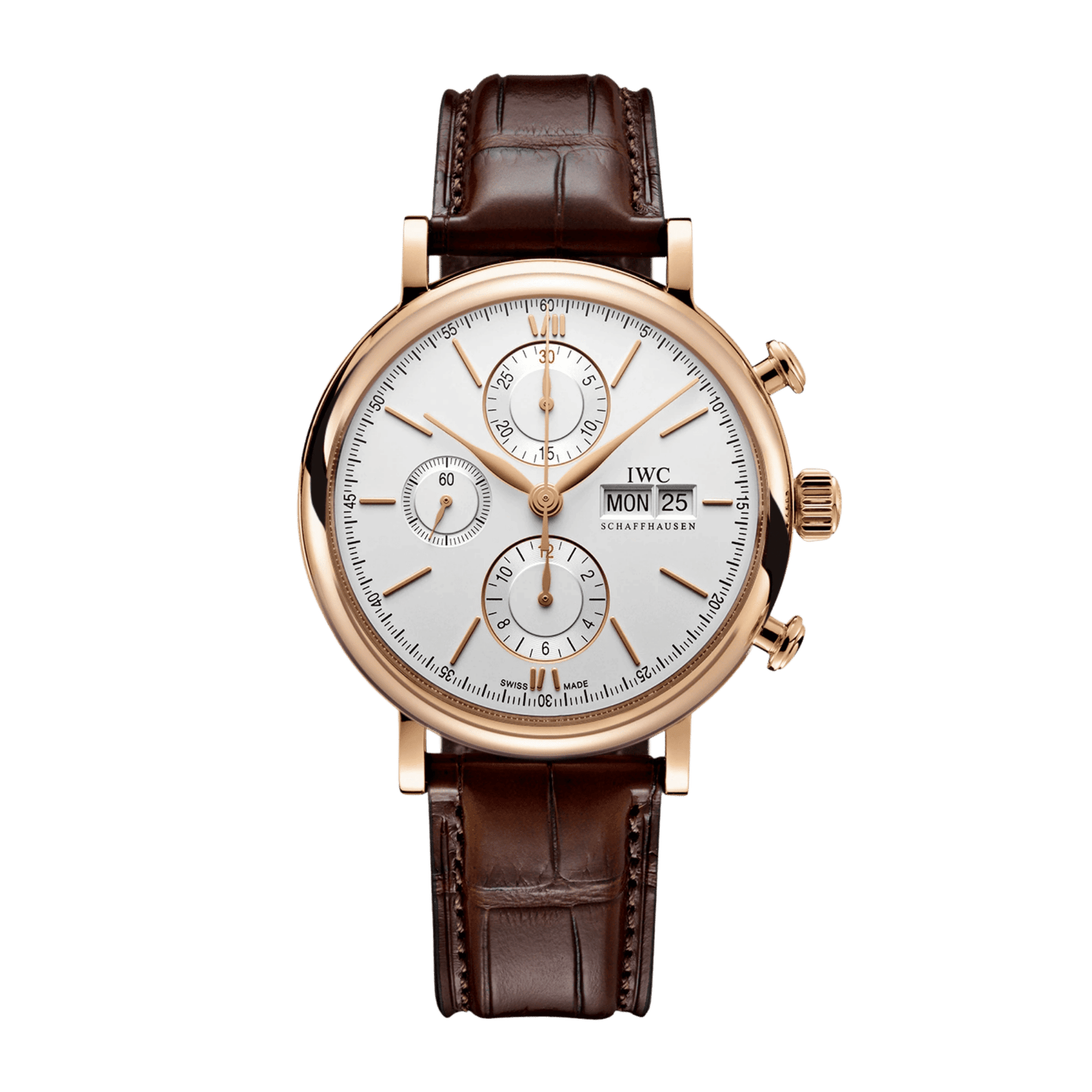 830e1cb773c923e31c3127c770338cba.png Portofino Chronograph Rose Gold Silver Dial 42mm - Image 1