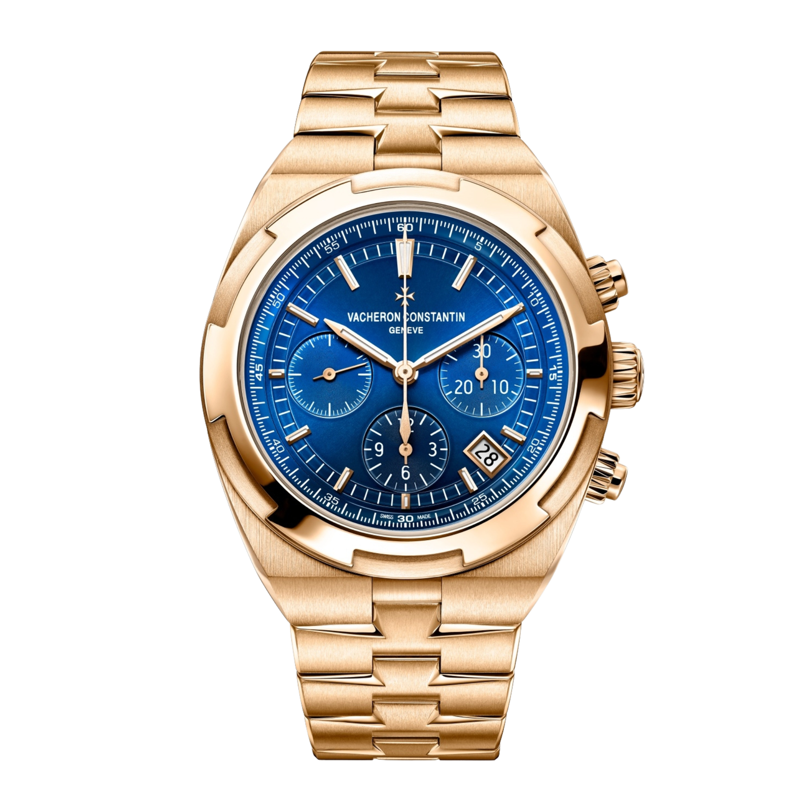 85bf57f8de517a84cf31dc10570df3ad.png Overseas Chronograph Rose Gold Blue Dial 43mm - Image 1