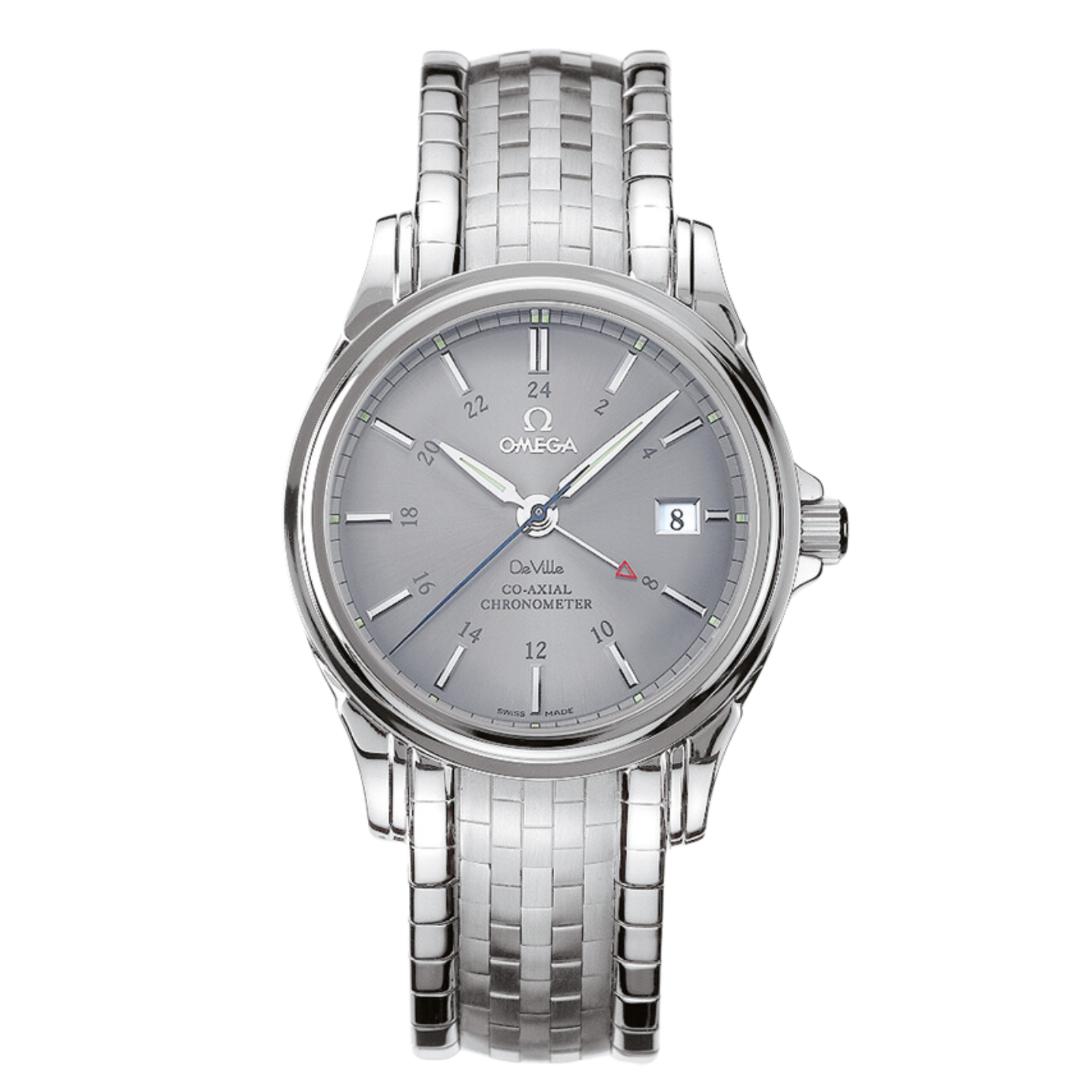 86295f326de20d46972b5accb6738128.png De Ville GMT Steel Grey Dial 38mm - Image 1