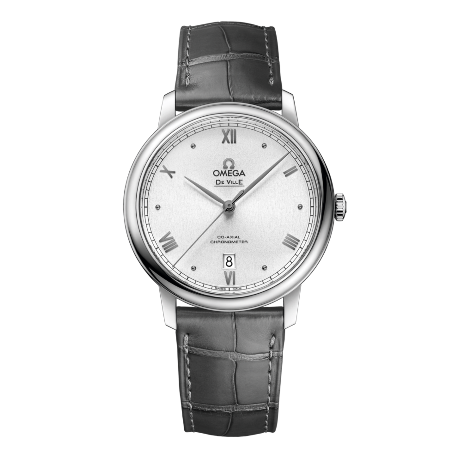 866dee26f1d108e018a4941987fbd89a.png De Ville Prestige Steel Silver Dial 39mm - Image 1