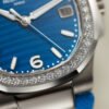 Nautilus White Gold Diamond Azure Blue Dial 32mm - Image 4