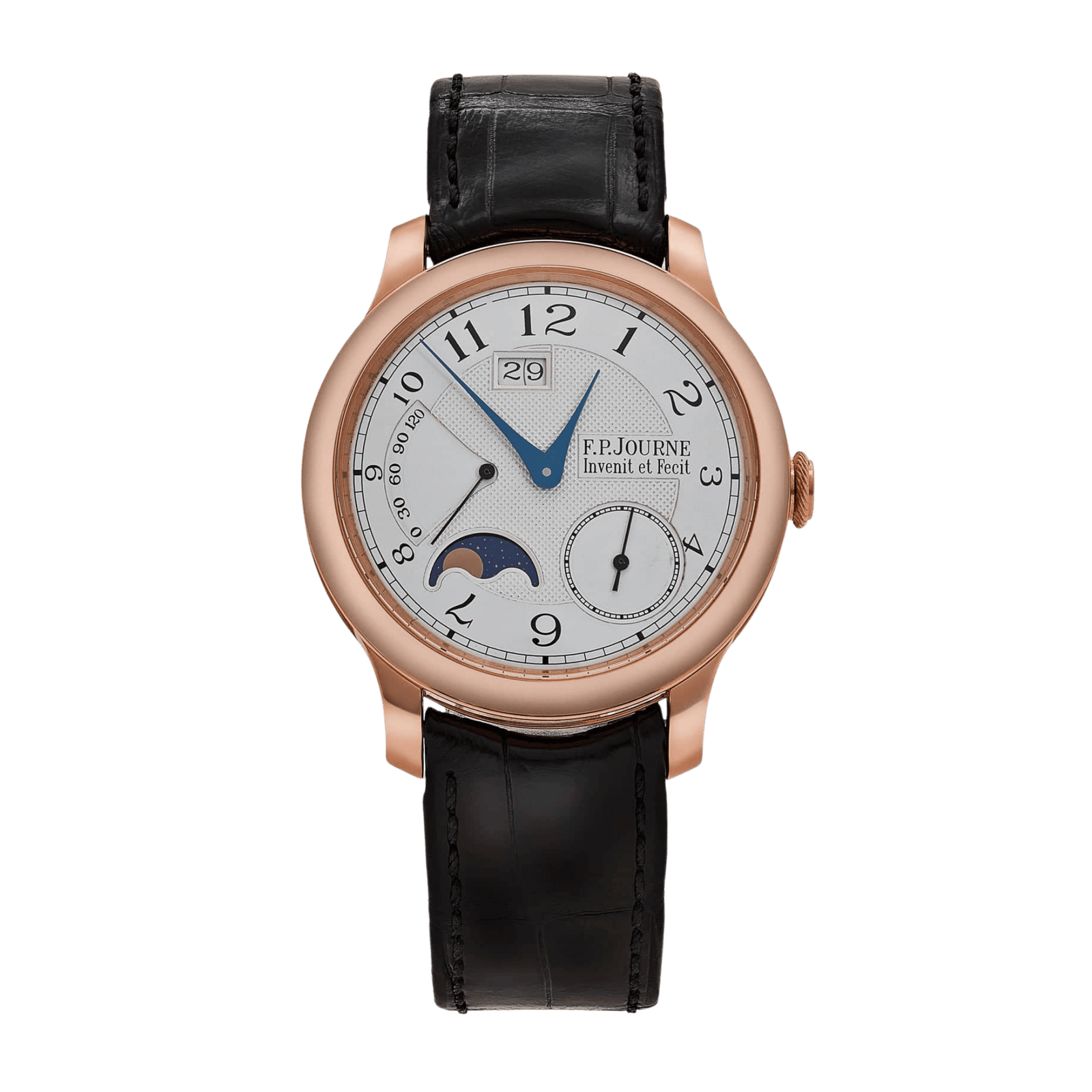 87198d1a4c78494893fd17317304223f.png Octa Automatique Lune Rose Gold Silver Dial 40mm - Image 1