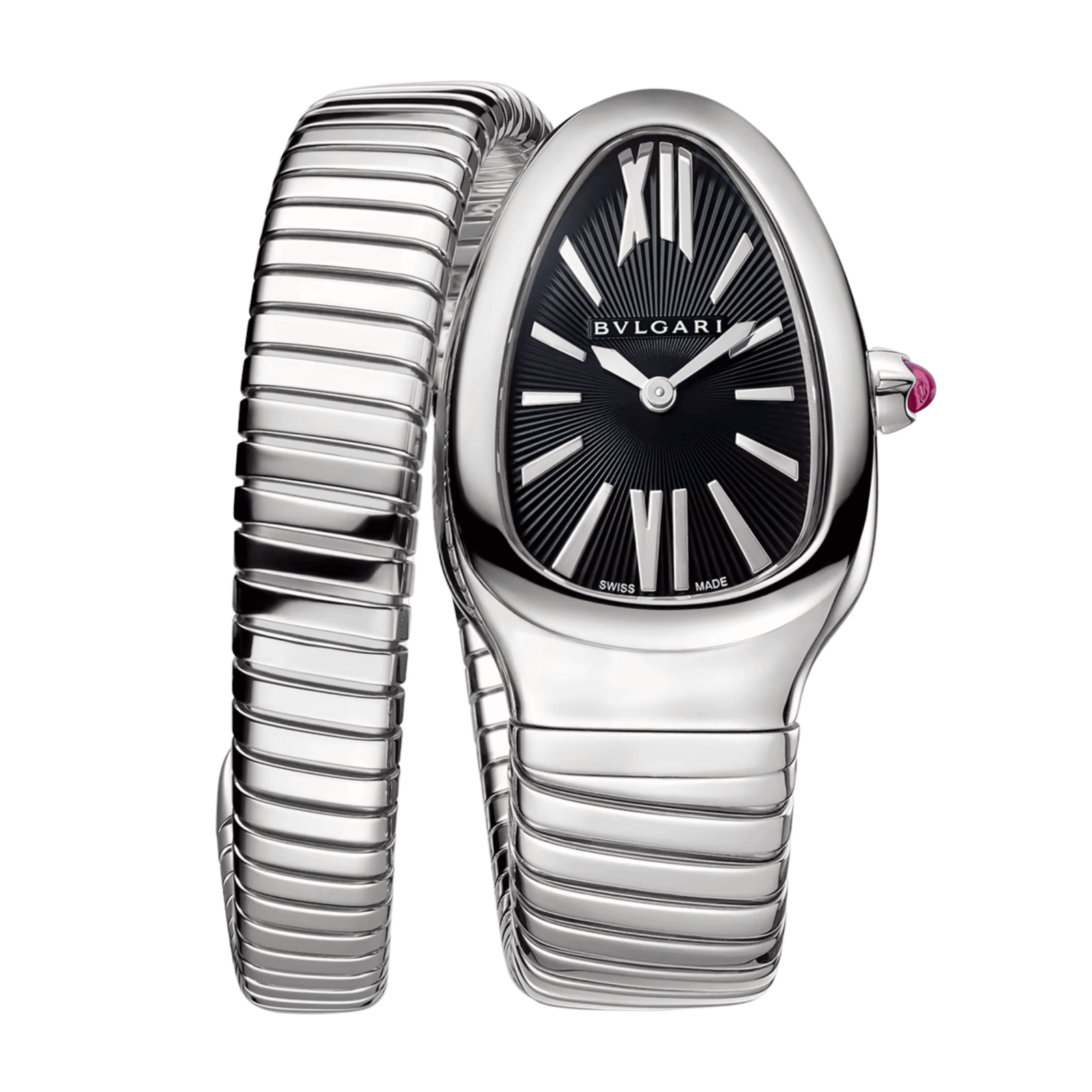 8b53338308a019c34350b03e4821f97b.png Serpenti Tubogas Steel Black Dial 35mm - Image 1