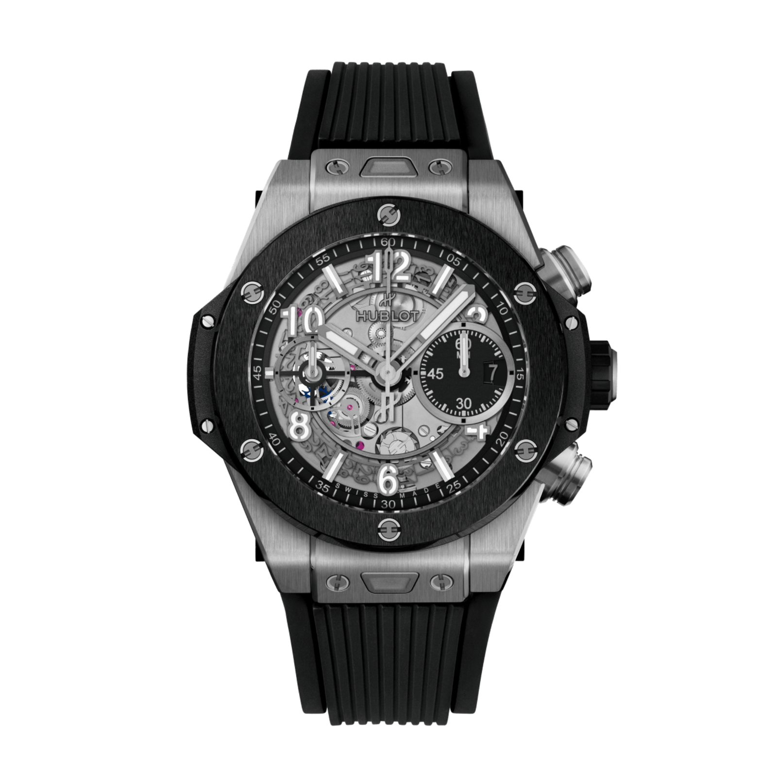 8dc433cf6ebcbfd9ef0906c195f5ec96.png Big Bang Unico Titanium & Ceramic Skeleton Dial 42mm - Image 1