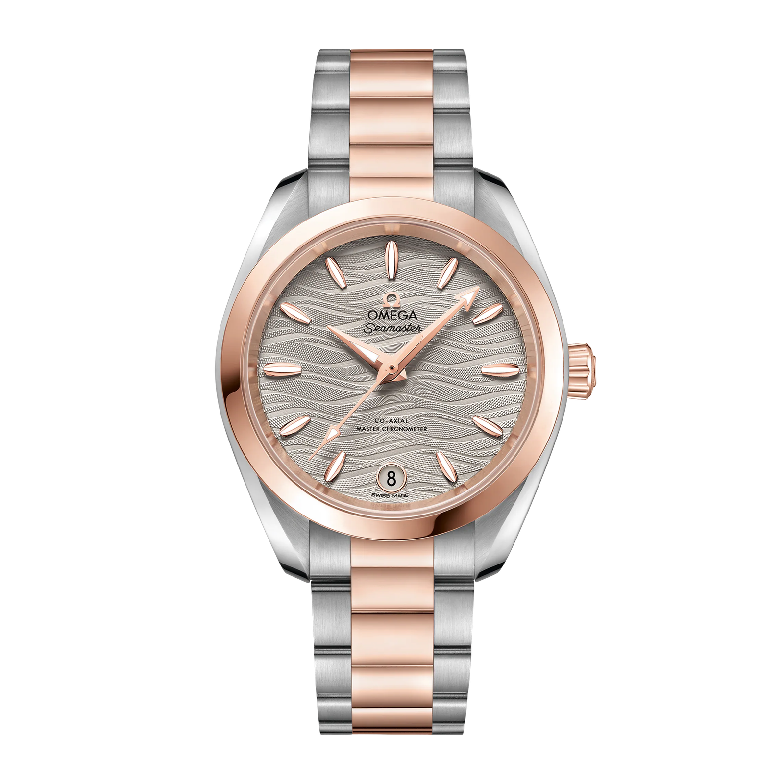 910798dc0955d70eccad746d32643009.png Aqua Terra Rose Gold & Steel Grey Dial 34mm - Image 1