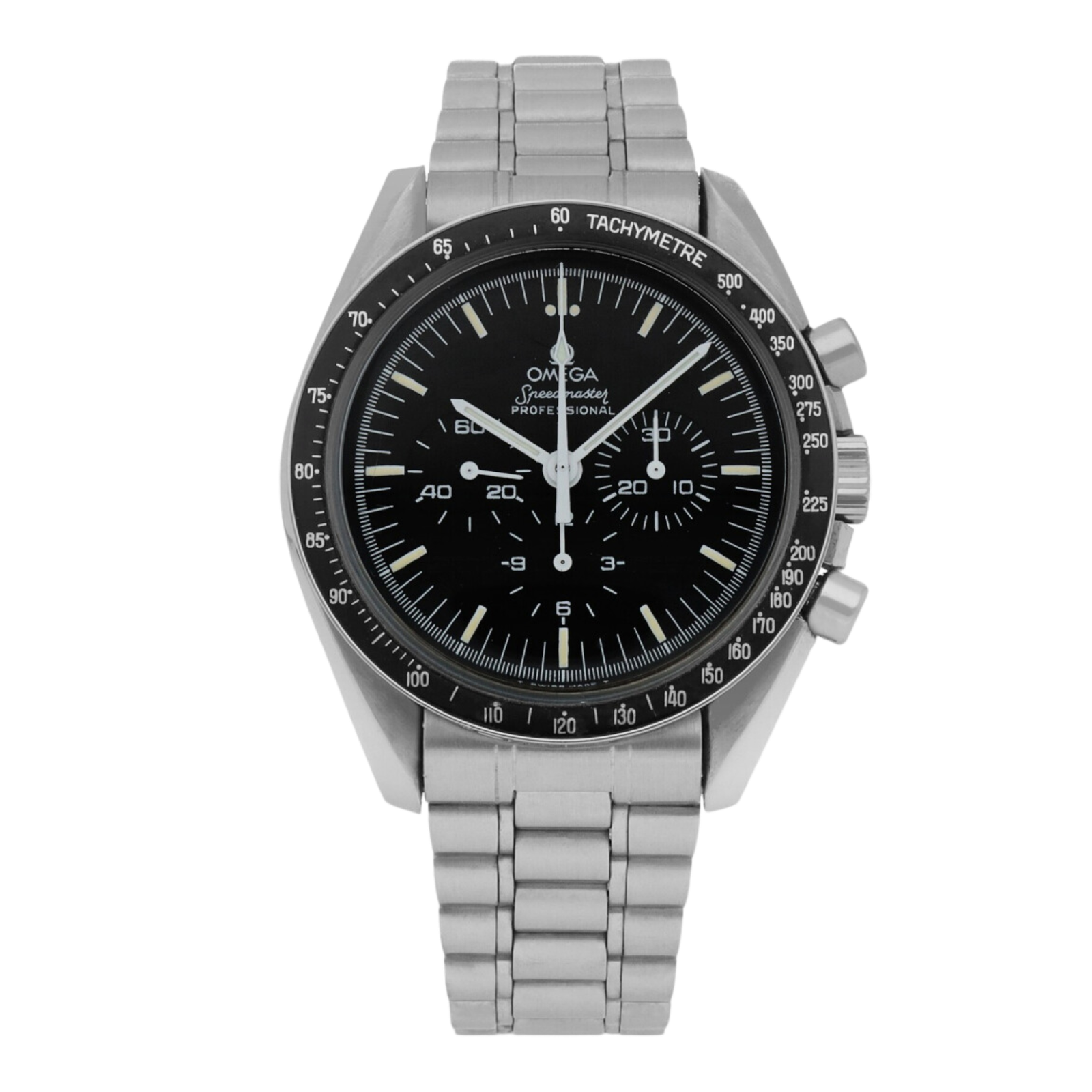 9281efa70a00c28532cd62c6ae1e6611.png Speedmaster Moonwatch Steel Black Dial 42mm - Image 1
