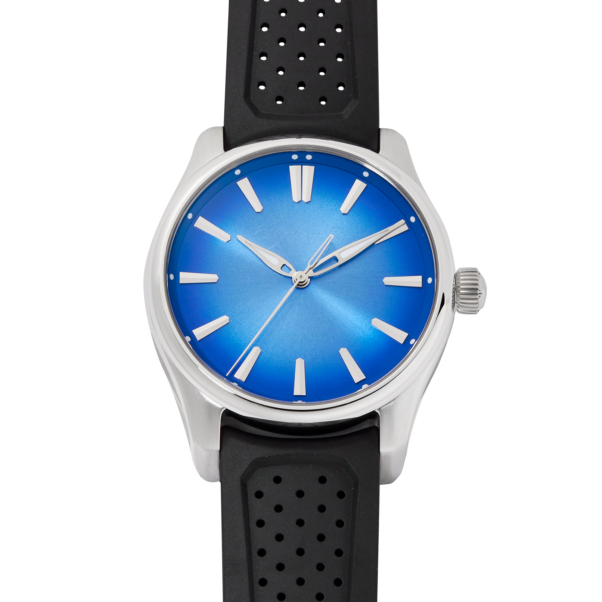 95bd94920a19604a00bf4f33d7a29145.webp Pioneer Centre Seconds Steel Arctic Blue Fume Dial 40mm - Image 1