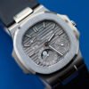Nautilus Moonphase White Gold Grey Dial 40mm【2019like new】 - Image 3
