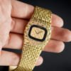 Vintage Ultra-Thin Yellow Gold Champagne Onyx Dial 31mm - Image 5