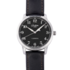 Senator Excellence Steel Black Dial 40mm