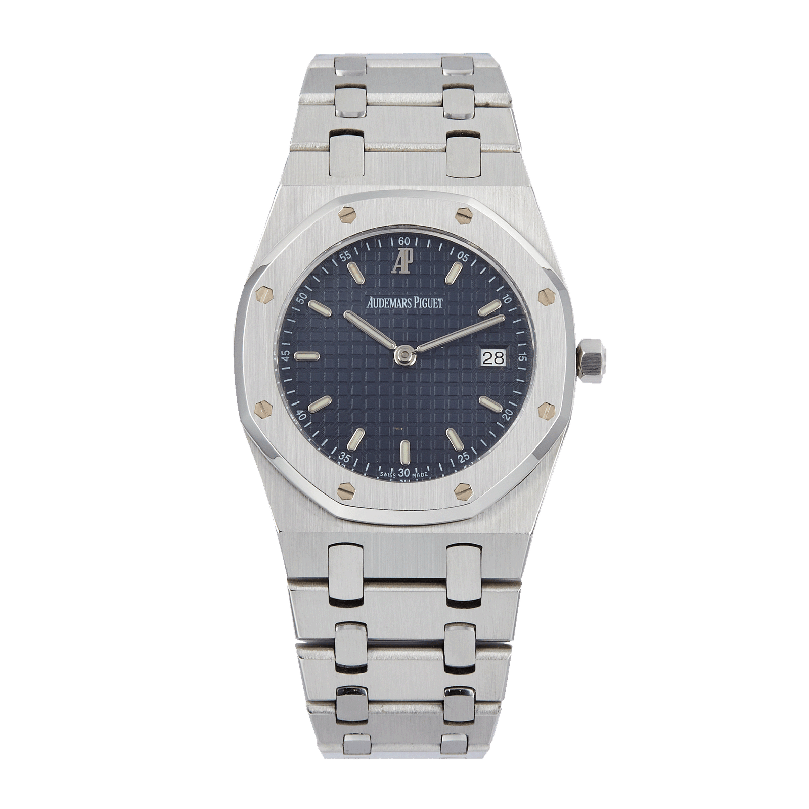 9971f099cd923e16b89ab9155d50f703.png Royal Oak Quartz Steel Blue Dial 33mm - Image 1