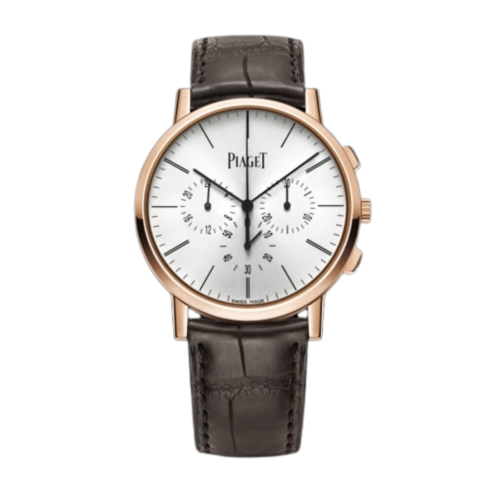 9ae992e17885ae284422e5c9a4d87a4d.png Altiplano Chronograph Rose Gold Silver Dial 41mm - Image 1