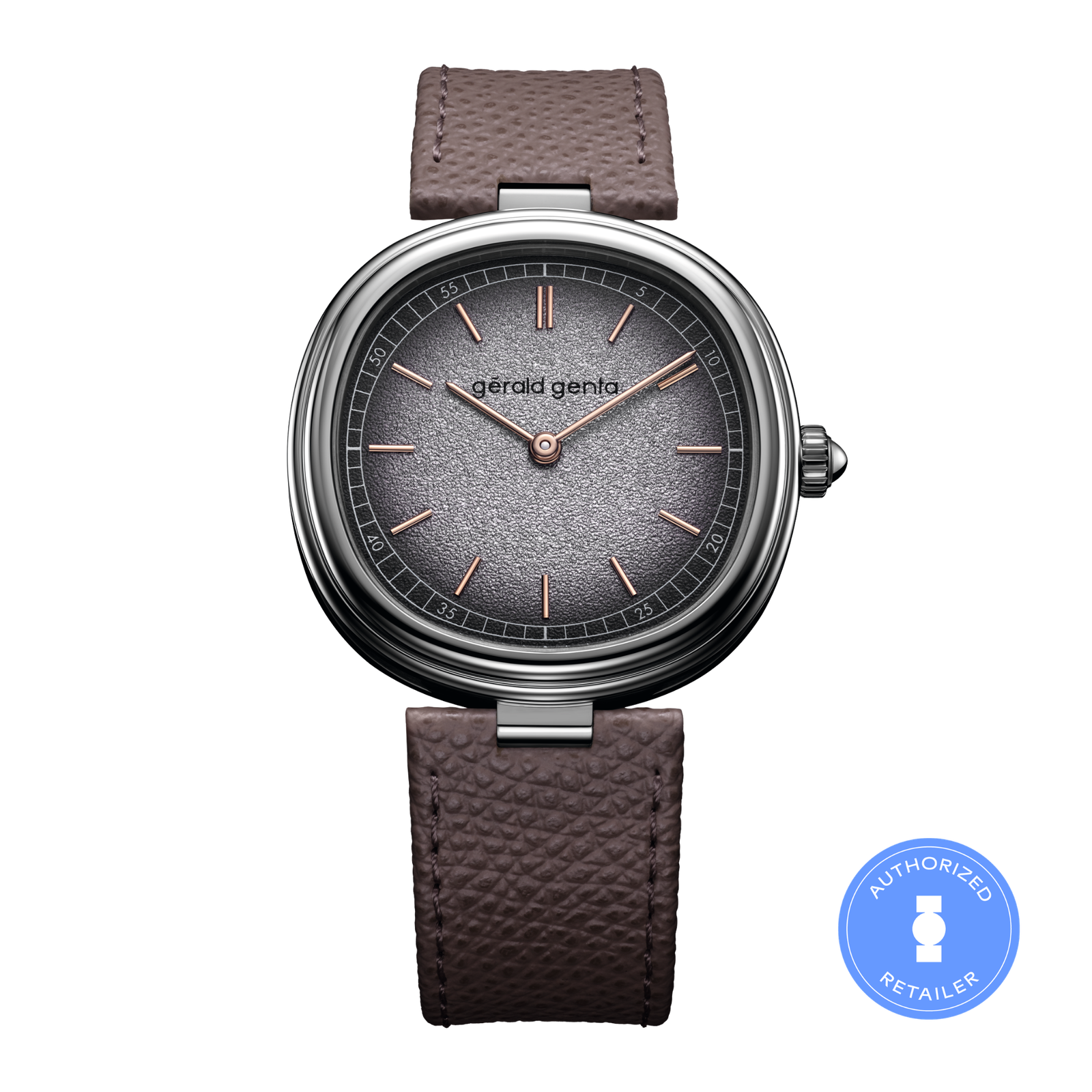 9ca941e43040811cbc2c15a8377c573a.png Geneva Time Only "Grafite" White Gold Grey Dial 38mm - Image 1