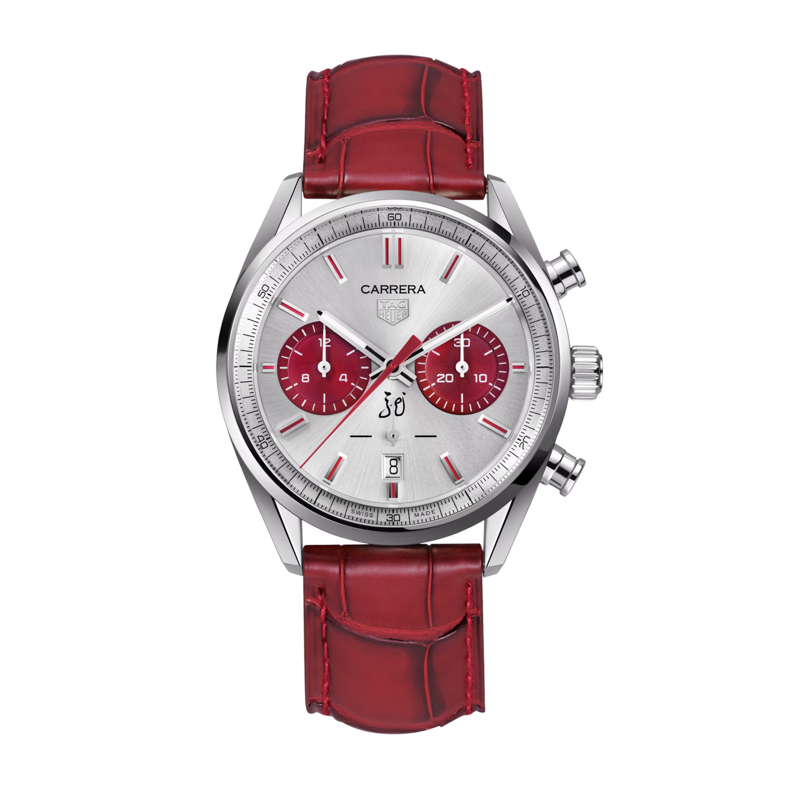 9ce2799aec667387829da4b65ff21e09.png Carrera Limited Edition Steel Silver Dial 42mm - Image 1