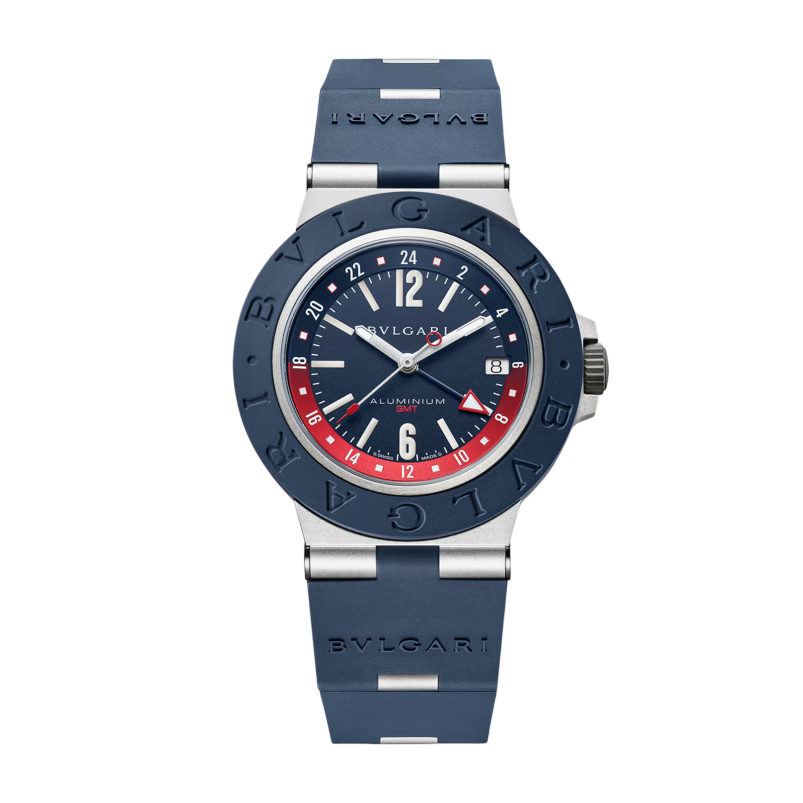 9e6143159c8a18b400171de2d84c013b.png Aluminium Titanium & Aluminium Blue Dial 40mm - Image 1