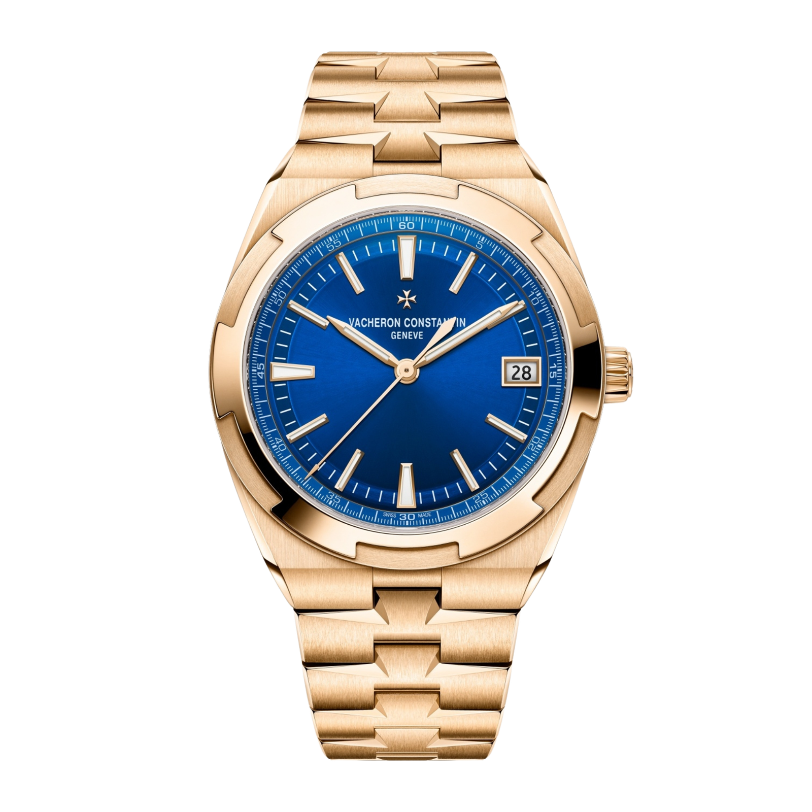 9f118738e12d19377c5b0990b5378865.png Overseas Date Rose Gold Blue Dial 41mm - Image 1