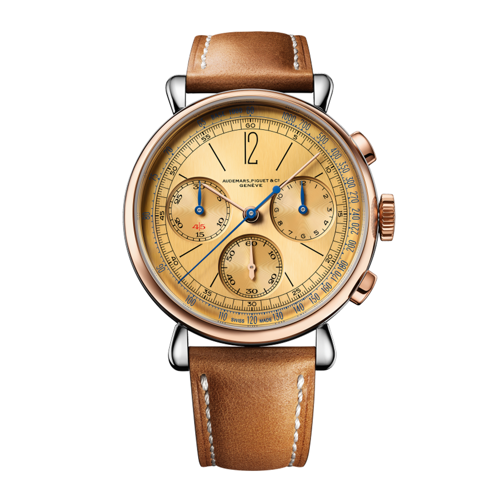9f61d71478e41392106444e950fa3115.png (re)Master01 Rose Gold & Steel Champagne Dial 40mm - Image 1