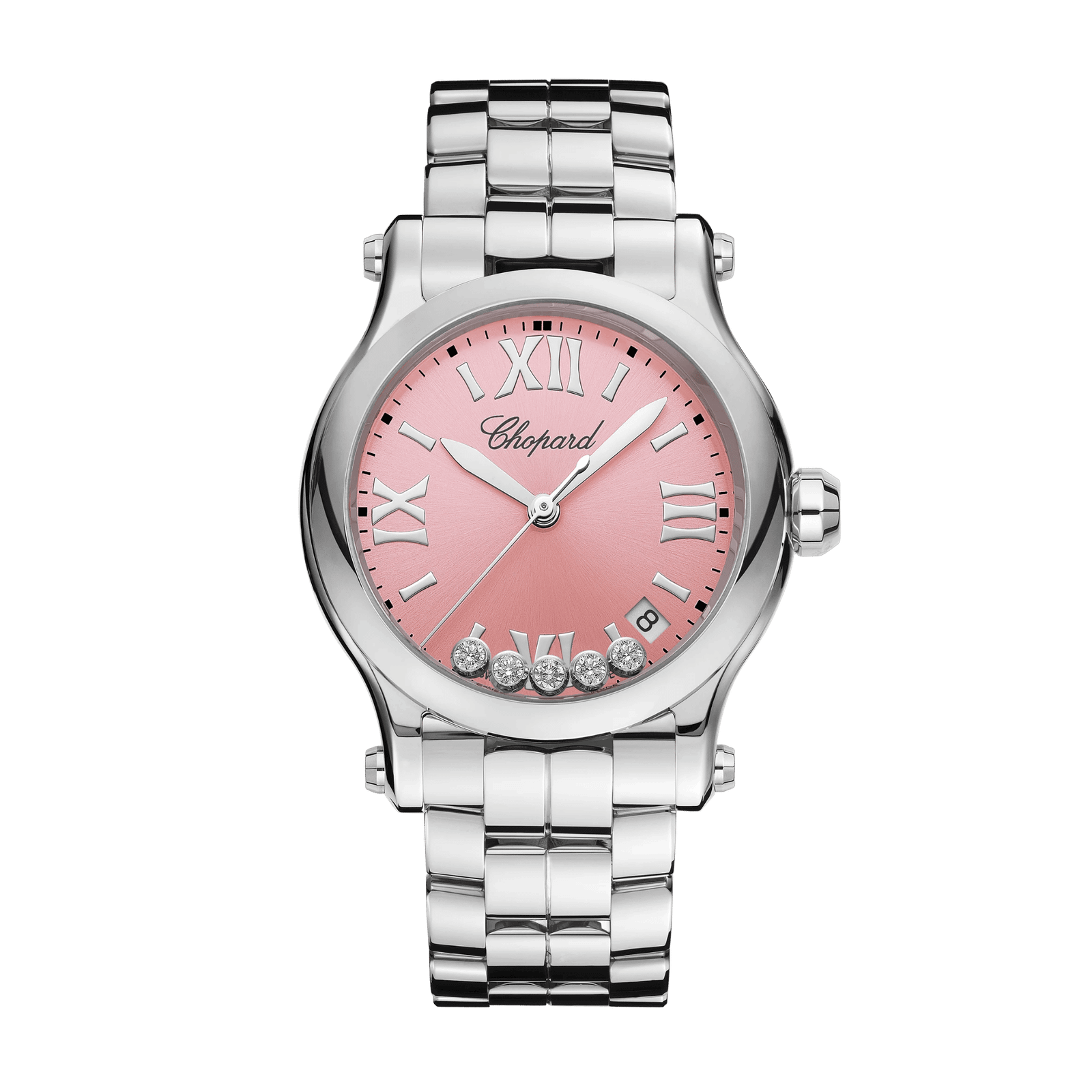 9f70c86a68c0c885dfc816bc1fe1e146.png Happy Sport Steel Pink Dial 36mm - Image 1