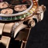 Daytona Rose Gold Rainbow Black Dial 40mm - Image 6