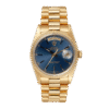 Day-Date W Series Yellow Gold Blue Dial 36mm