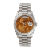 Day-Date White Gold Wood Dial 36mm