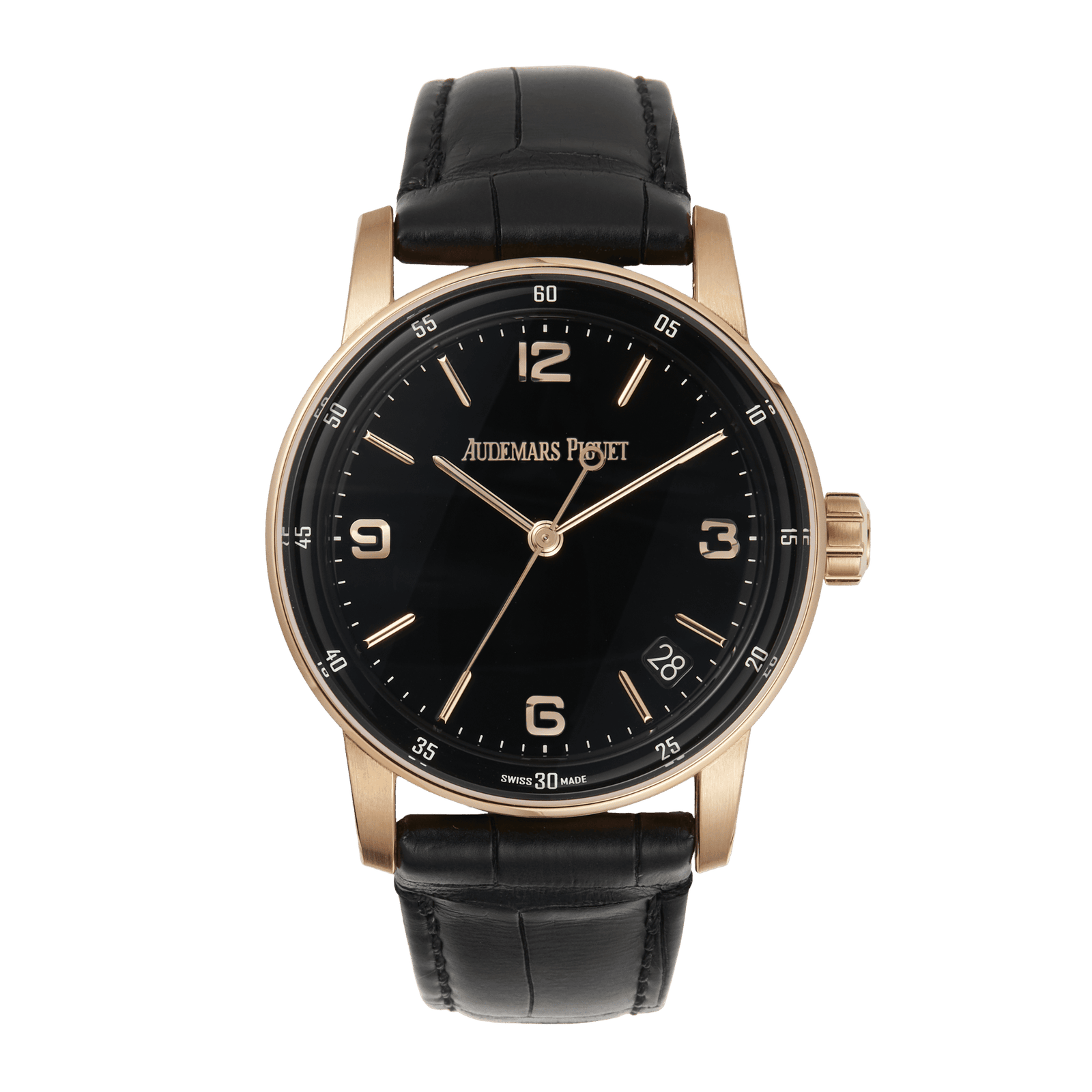 W01067_AP_0_01_ce96ec471d.png Code 11.59 Rose Gold Black Dial 41mm - Image 1