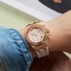 Royal Oak Offshore Lady Rose Gold Rainbow Pink Dial 37mm - Image 6