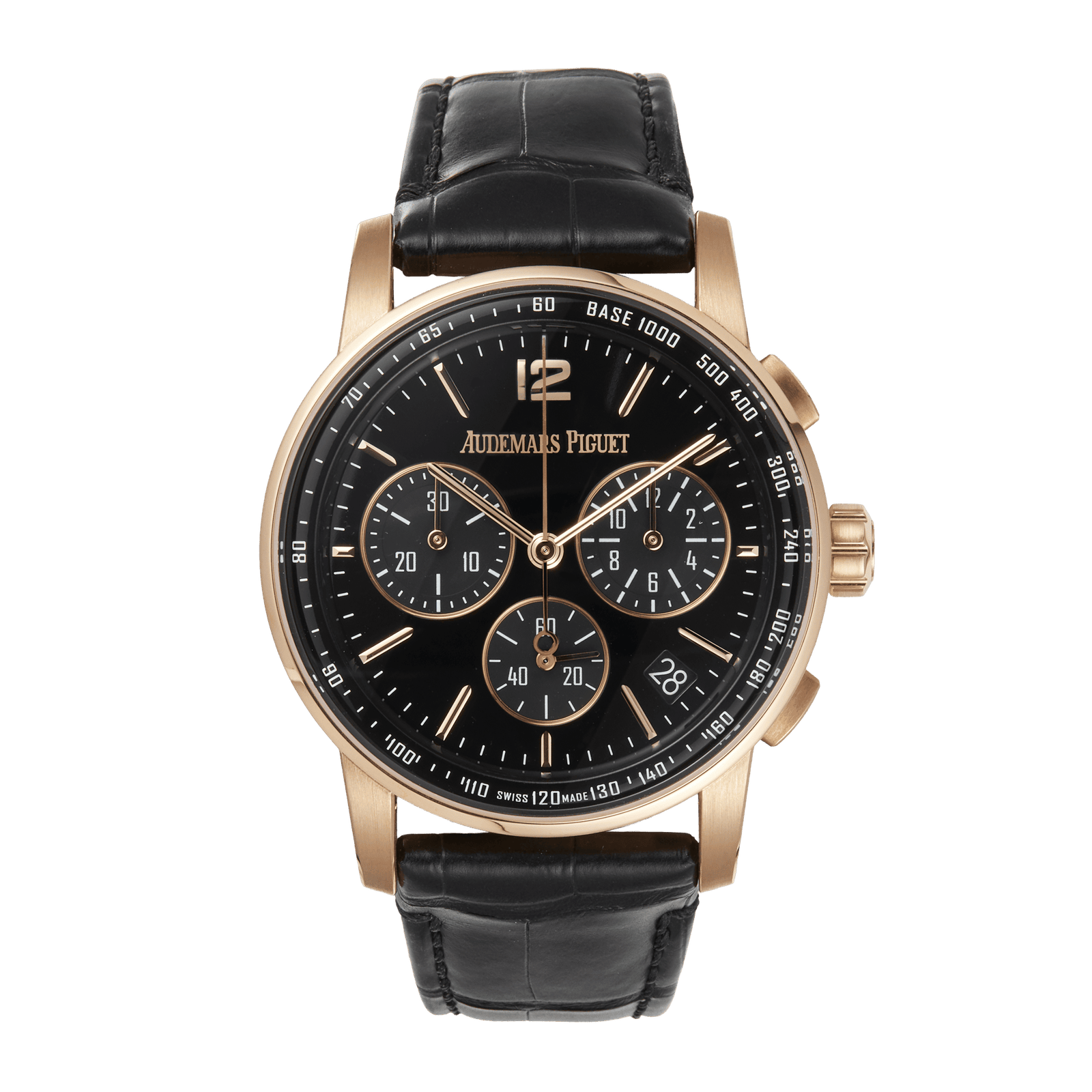 W01086_AP_0_01_5564b90c6b.png Code 11.59 Chronograph Rose Gold Black Dial 41mm - Image 1
