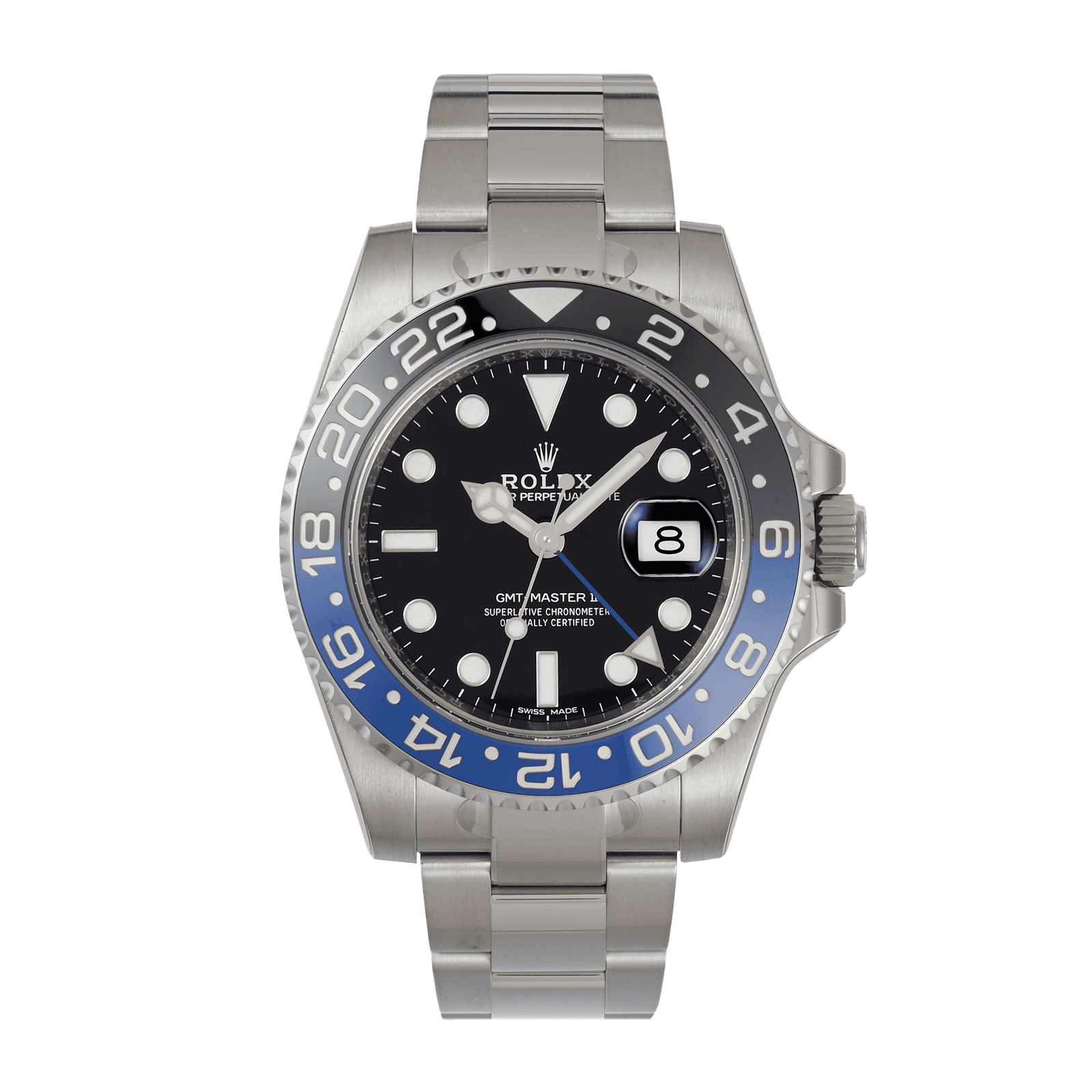 W01268_RLX_001_1ed492efc9.png GMT-Master II Steel Black Dial "Batman" 40mm - Image 1