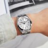 Overseas Date Steel Silver Dial 41mm - Image 2