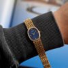 Golden Ellipse Yellow Gold Diamond Blue Dial 20mm - Image 2