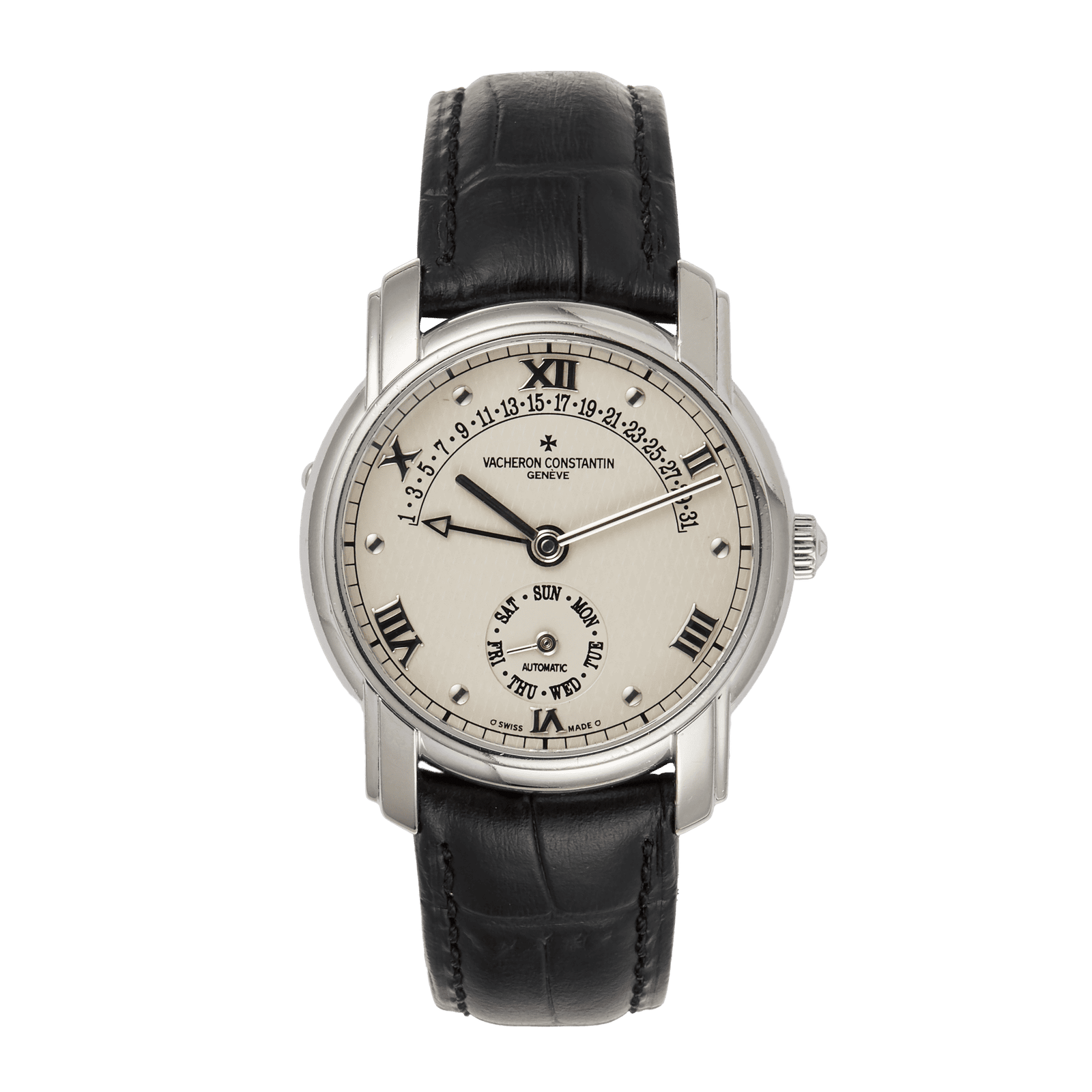 W1092_VAC_01_7dc7ba56d0.png Patrimony Day Retrograde Rose Gold Silver Dial 37mm - Image 1
