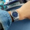 Royal Oak "Jumbo" Extra-Thin Platinum & Titanium Blue Dial 39mm - Image 8