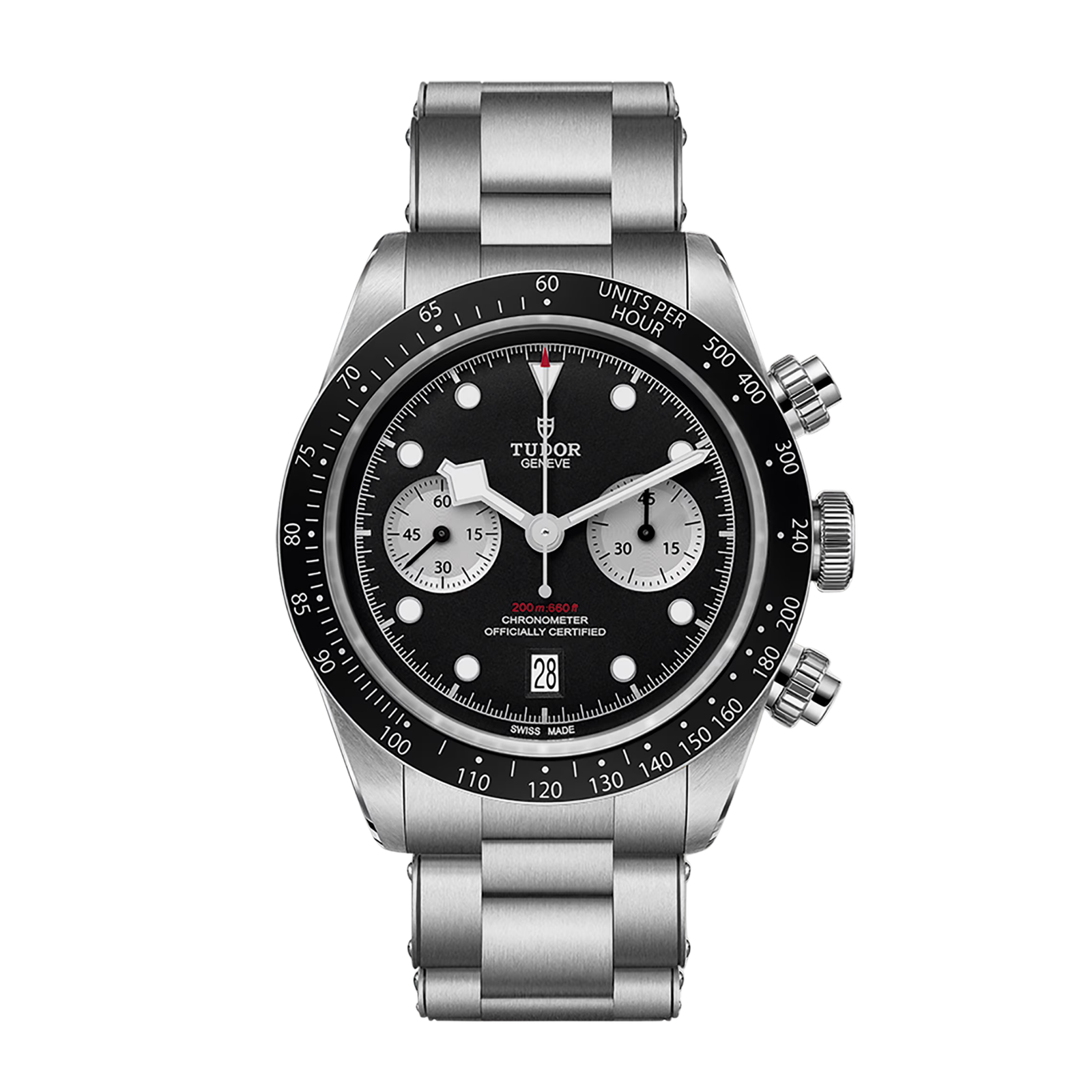 a0662cd7db25d34cb3430684754a4862.png Heritage Black Bay Chronograph Steel Black Dial 41mm - Image 1