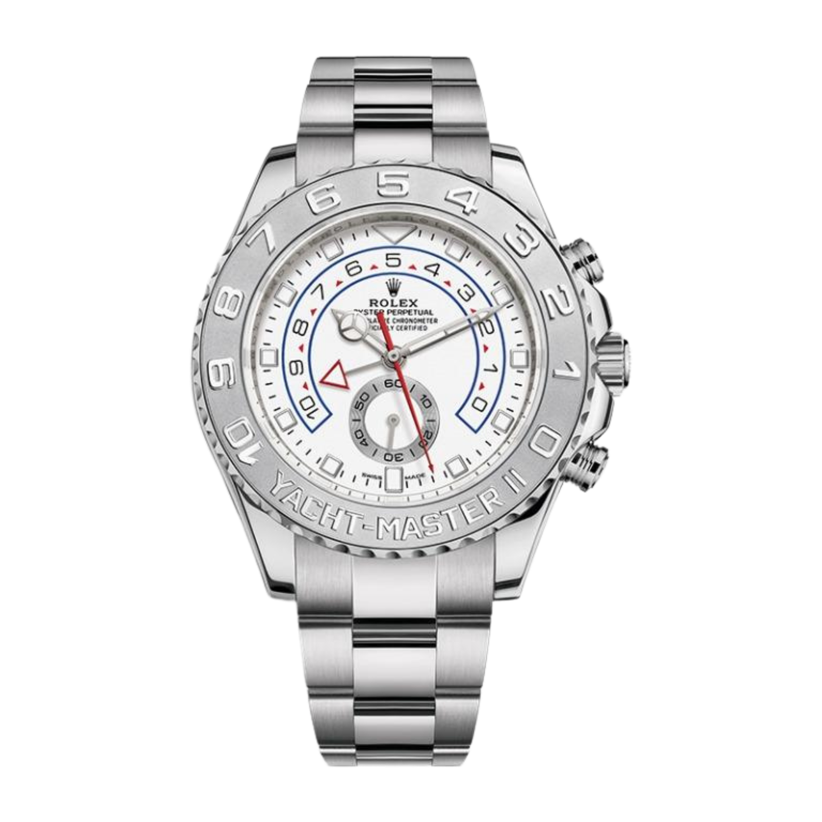 a10864815a3e2f810ecc38103e7144b0.png Yacht-Master II White Gold & Platinum White Dial 44mm - Image 1